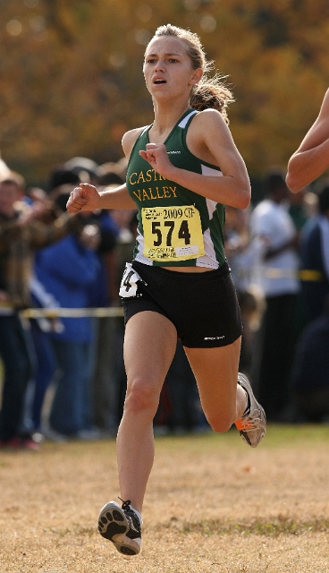 2009 CIF XC Girls D1-112.JPG - 2009 California CIF Cross Country Championships, Woodward Park, Fresno, California